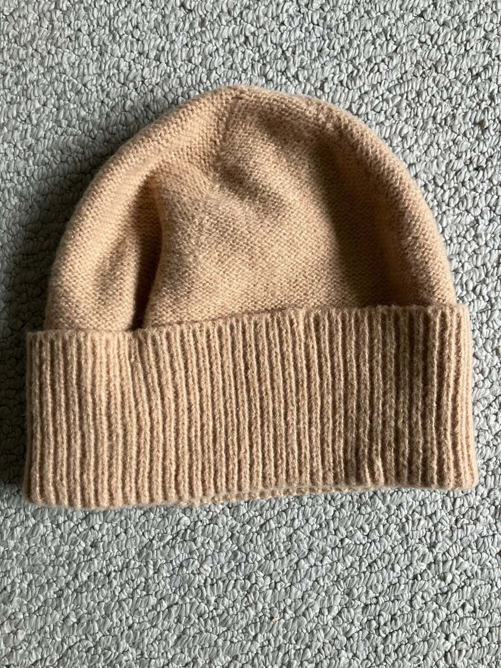 Vince Camuto Beige Knit Beanie